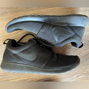 Black Nike sneakers